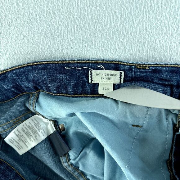 Madewell Women Jeans Blue Tag Size 10 (33x30.5) High Rise Skinny Stretch Denim - Picture 11 of 15